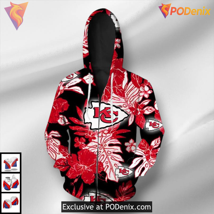 Custom Kansas City Chiefs Zip Up Hoodie Exclusive Team Apparel Custom Kansas City Chiefs Zip Up Hoodie Exclusive Team Apparel