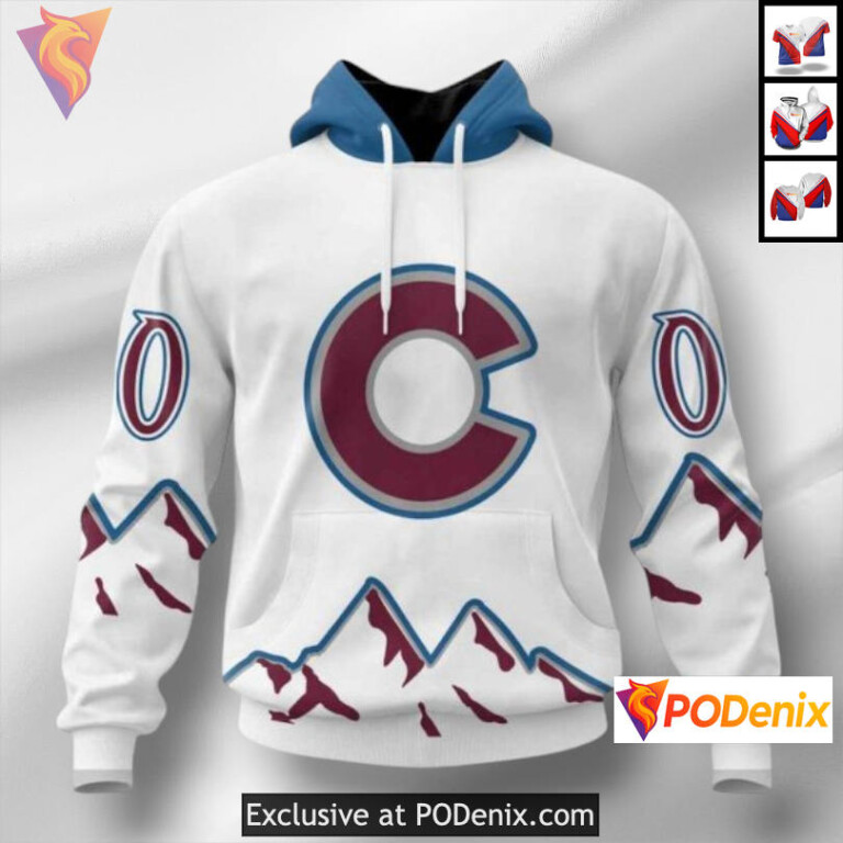 Custom Name Number Edition Colorado Avalanche Hoodie 3D for NHL Fans