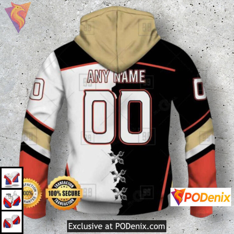 Custom NHL Team Tribute Anaheim Ducks Hoodie 3D Gift For Fans Fan Sweatshirt - 1