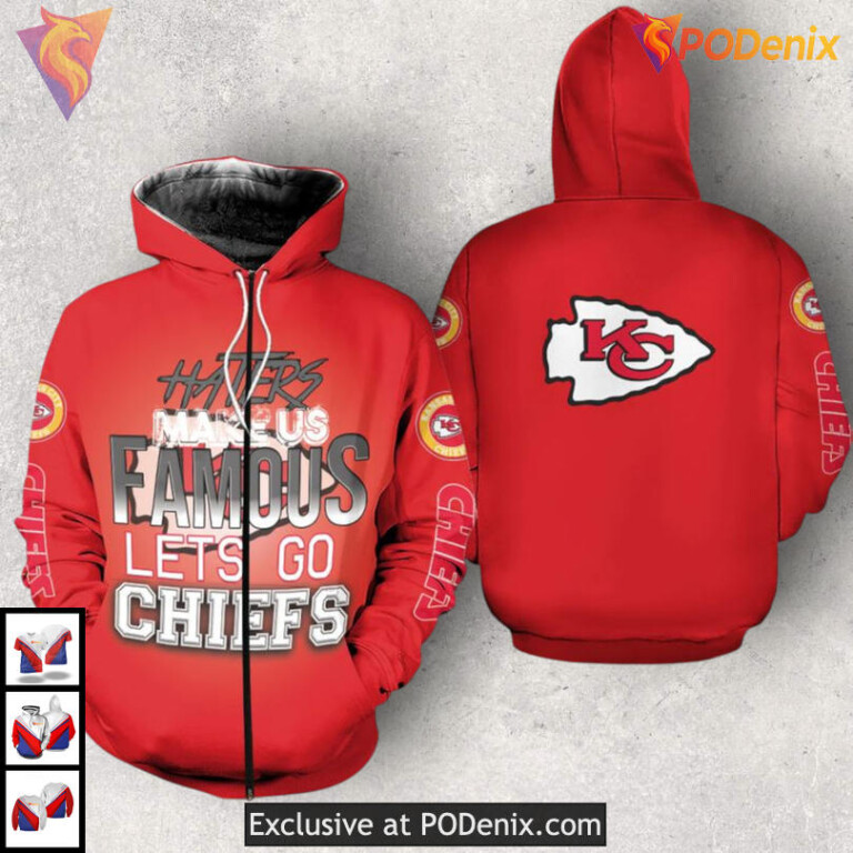 Custom Zip Up Kansas City Chiefs Mens Hoodie S-5XL Limited 3D Collection