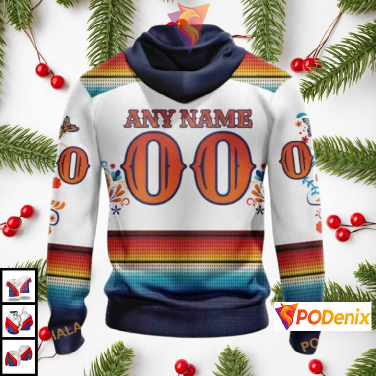 Dia De Los Muertos Cultural Edition Custom Pittsburgh Penguins Personalized 3D Hoodie NHL - 1