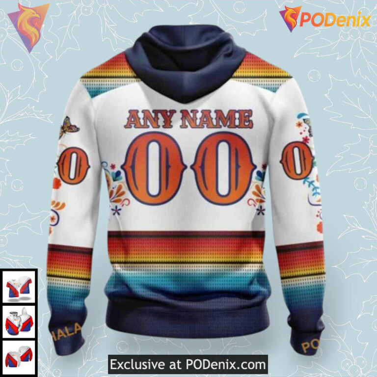 Dia De Los Muertos Tribute Design NHL Seattle Kraken Personalized 3D Hoodie - 1