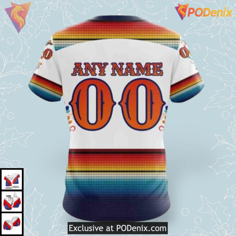 Dia De Los Muertos Tribute Design NHL Seattle Kraken Personalized 3D Hoodie - 3