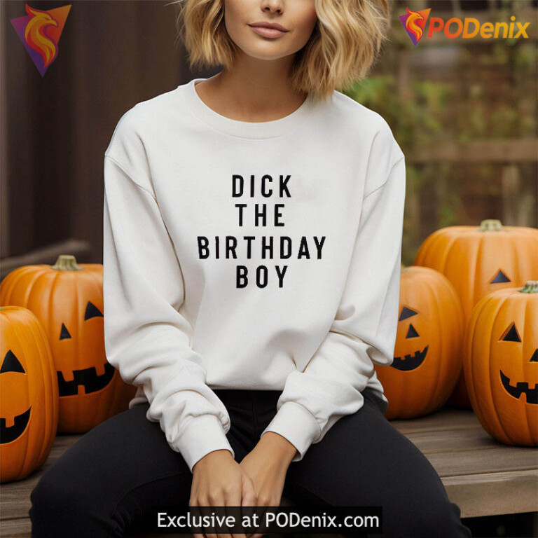 Dick The Birthday Boy Shirt, Chuck E Cheese Classic Meme Graphic Top - 1