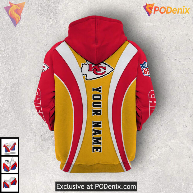 Disney Mickey Mouse Kansas City Chiefs Zip Up Hoodie Womens 3D Game Day Gear - 2