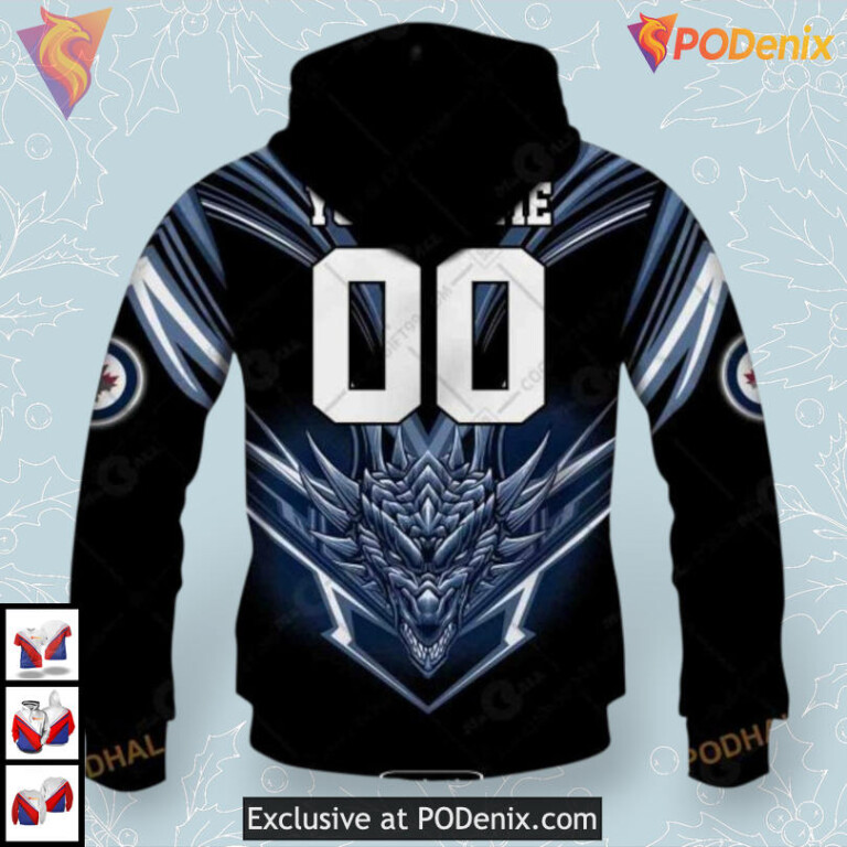 Jersey 2025 Mix Style Winnipeg Jets Winter Hoodie Custom 3D Apparel - 2