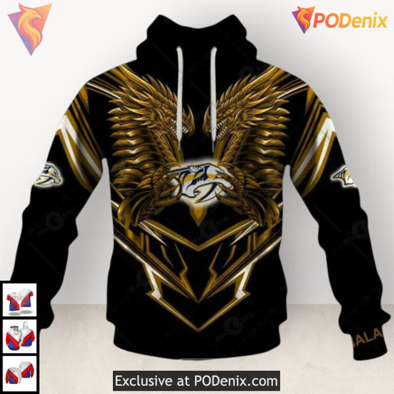 Dragon Artwork Inspired Design Nashville Predators Youth Hoodie Custom Hoodie