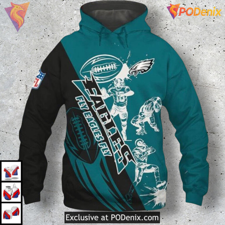 Dynamic Sport Look Youth Philadelphia Eagles Hoodie For Young Fans