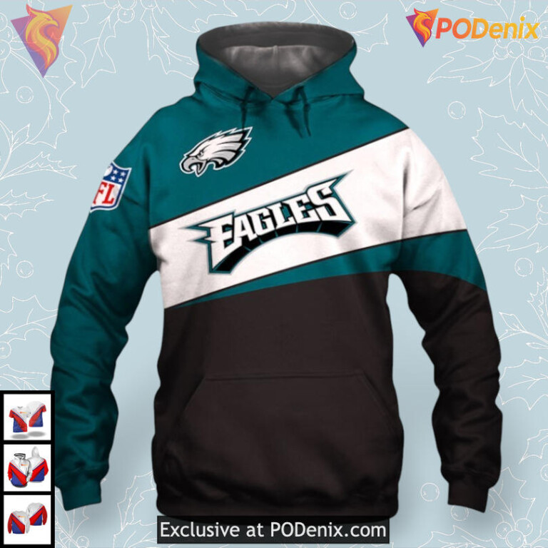 Essential Fanwear Style Womens Philadelphia Eagles Hoodies For Men Custom 3D Gear - 2