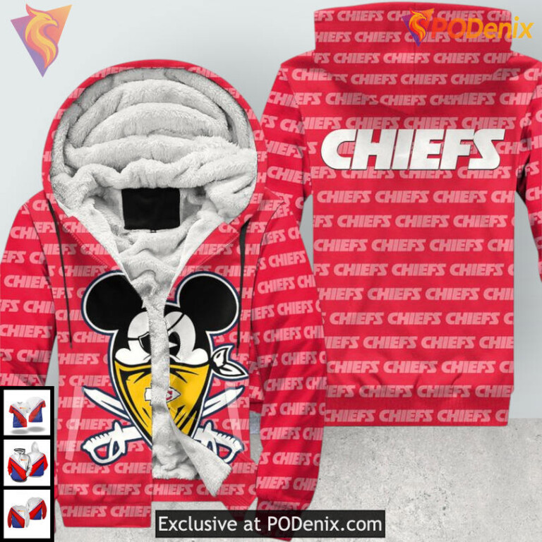 Evil Mickey Design Kansas City Chiefs Hoodie For Men Halloween Horror Edition - 2