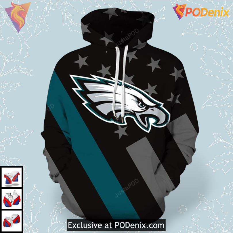 Exclusive Design Custom Philadelphia Eagles Mens Hoodies 3D For True Fans