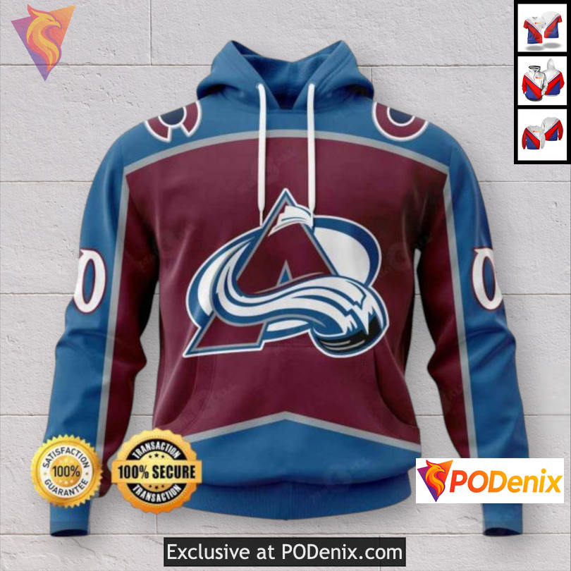 Fan Edition 3D Apparel Colorado Avalanche Hoodie 3D Personalized for Fans Fan Edition 3D Apparel Colorado Avalanche Hoodie 3D Personalized for Fans