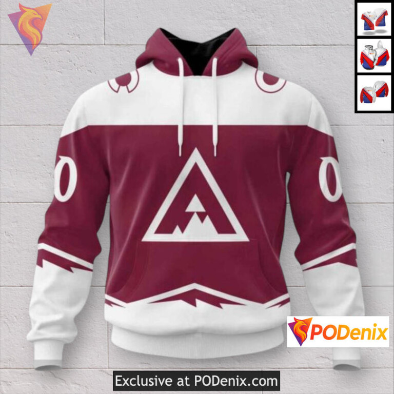 Fan Favorite NHL Edition Colorado Avalanche Team Hoodie Custom 3D Apparel