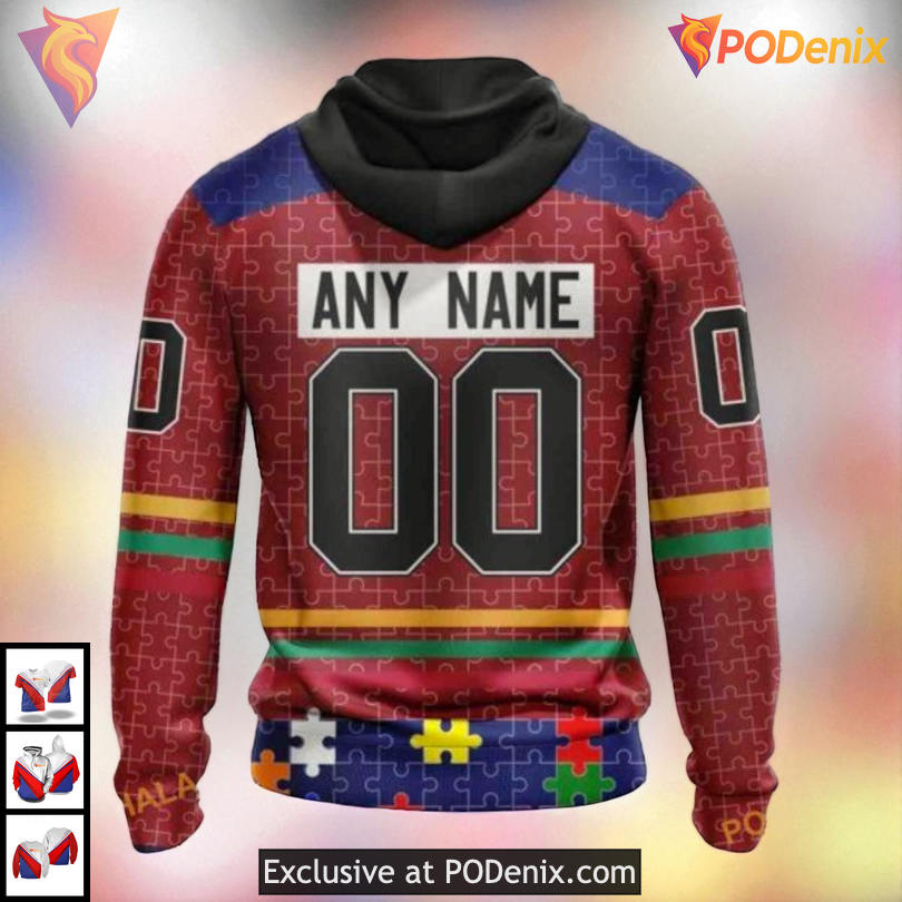 Fearless Against Autism Concept NHL Personalized Montreal Canadiens Hoodie 3D