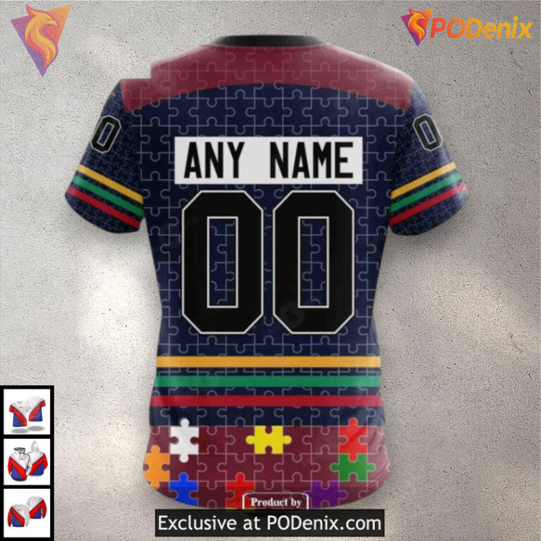 Reverse Retro Name Number Edition Winnipeg Jets Mens Hoodie Custom NHL Design - 3