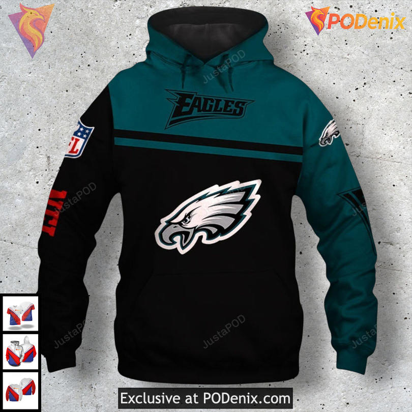 Festive Holiday Design Philadelphia Eagles Womens Hoodie Full Zip Christmas Hoodie