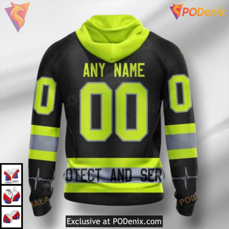 Firefighter Tribute Edition Dallas Stars Unisex Hoodie Custom 3D - 2