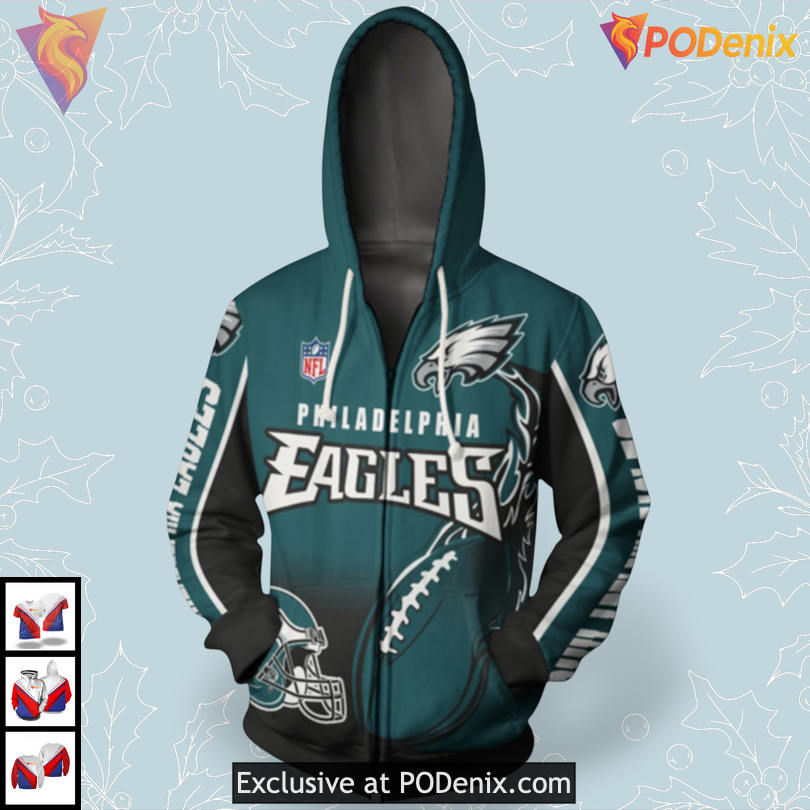 Flame Ball Graphic Philadelphia Eagles Womens Hoodie Christmas Edition Flame Ball Graphic Philadelphia Eagles Womens Hoodie Christmas Edition