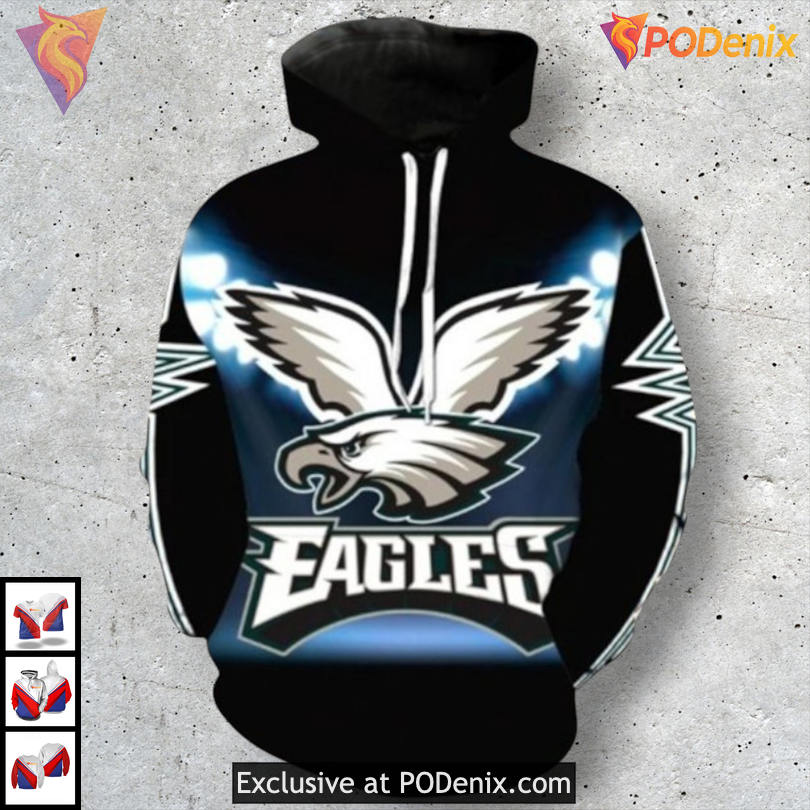 Full Team Graphics 3D Edition Philadelphia Eagles Hoodies For Men Fashion Outfit Full Team Graphics 3D Edition Philadelphia Eagles Hoodies For Men Fashion Outfit