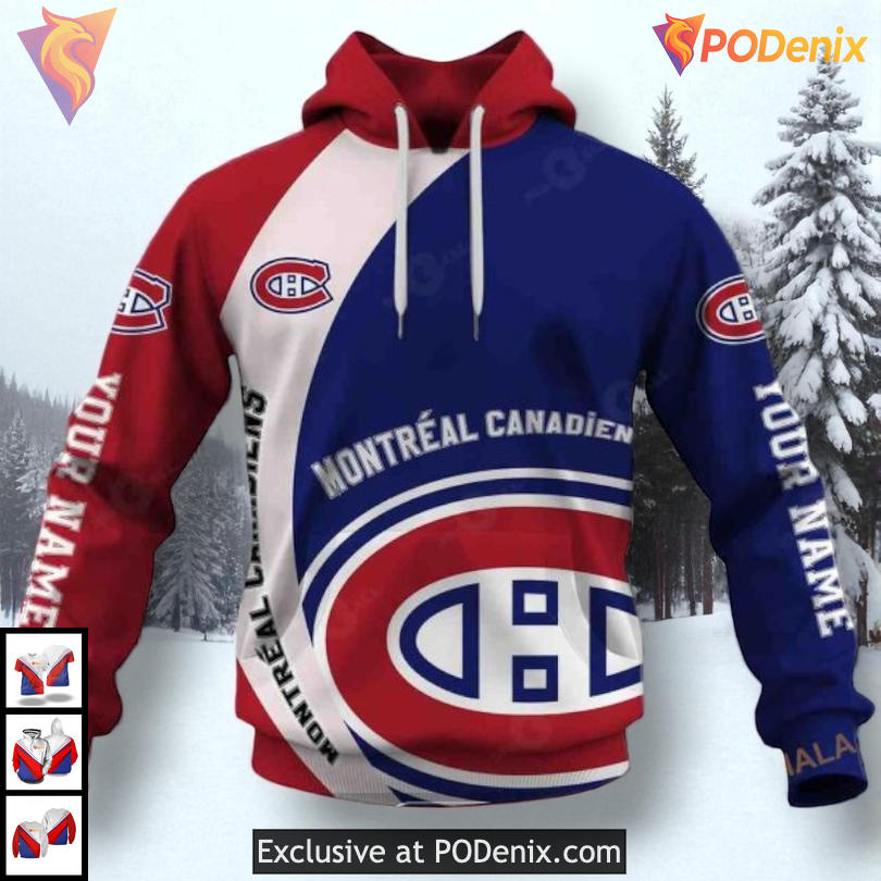 Funny Quote You Laugh I Cry NHL Montreal Canadiens Graphic Hoodie 3D