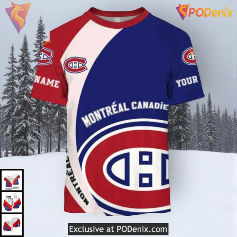 Funny Quote You Laugh I Cry NHL Montreal Canadiens Personalized 3D Hoodie - 1
