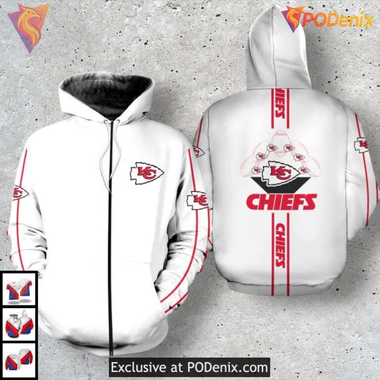Game Day 3D Design Youth Kansas City Chiefs Hoodie Limited Edition for True Fans - 1
