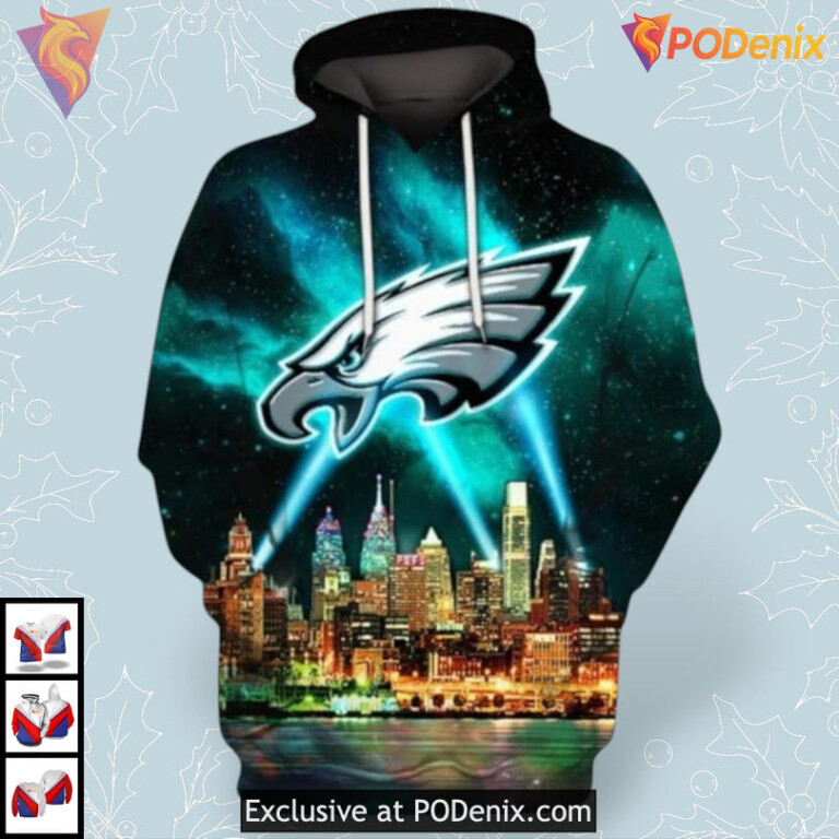 Game Day Football Outfit Philadelphia Eagles Hoodie 3D Mens Sport Collection