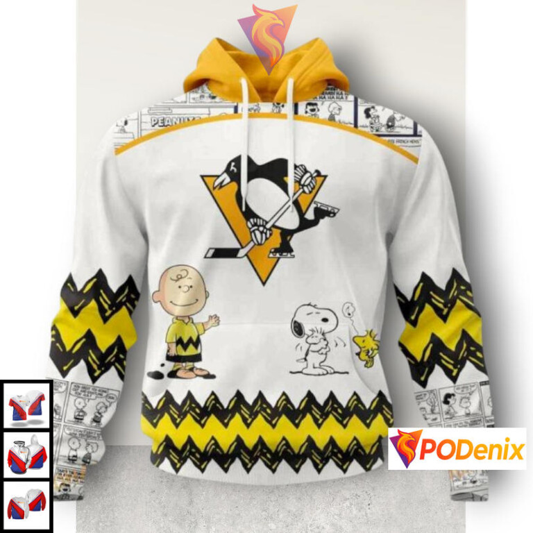 Gift Edition Snoopy Artwork Personalized Pittsburgh Penguins 3D Hoodie NHL Gear