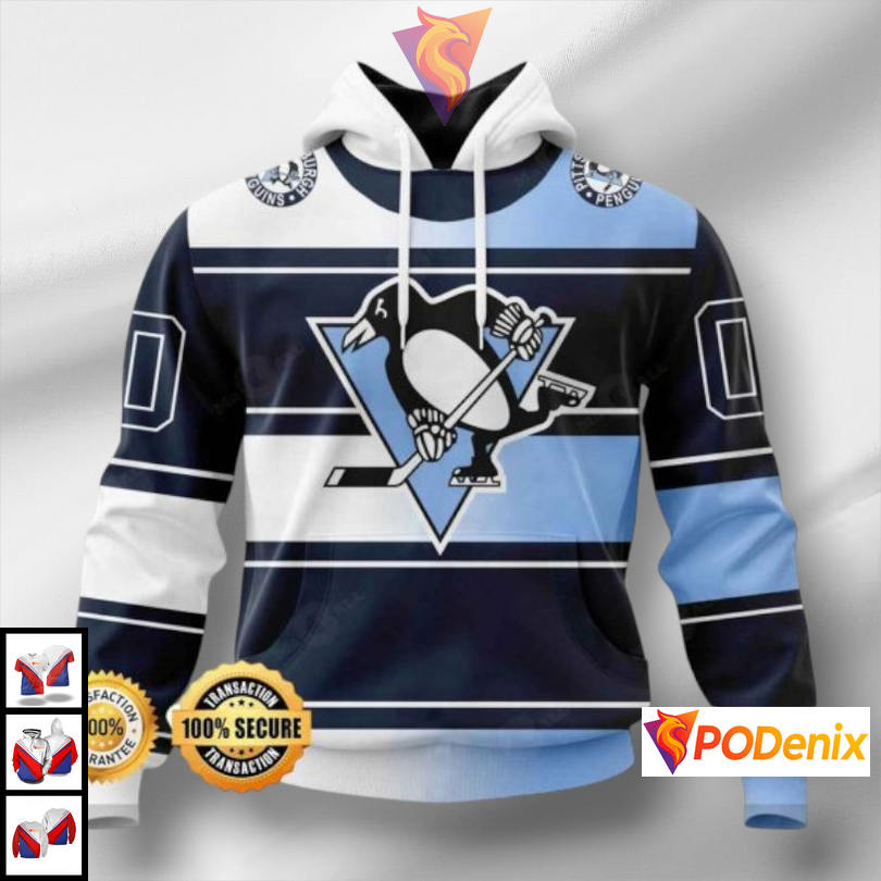 Gradient Concept Artwork Personalized Pittsburgh Penguins Hoodie Custom Gear