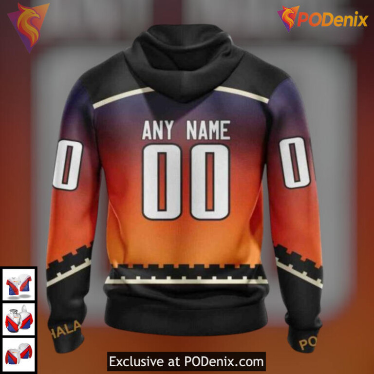 Gradient Concept Tribute Arizona Coyotes Kids Hoodie Unique Merch 3D - 1