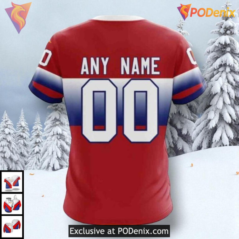 Gradient Series New Concept NHL Montreal Canadiens Holiday Hoodie 3D - 3