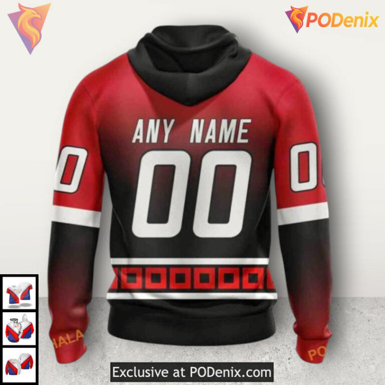 Gradient Series New Concept Personalized Carolina Hurricanes Hoodie 3D - 1