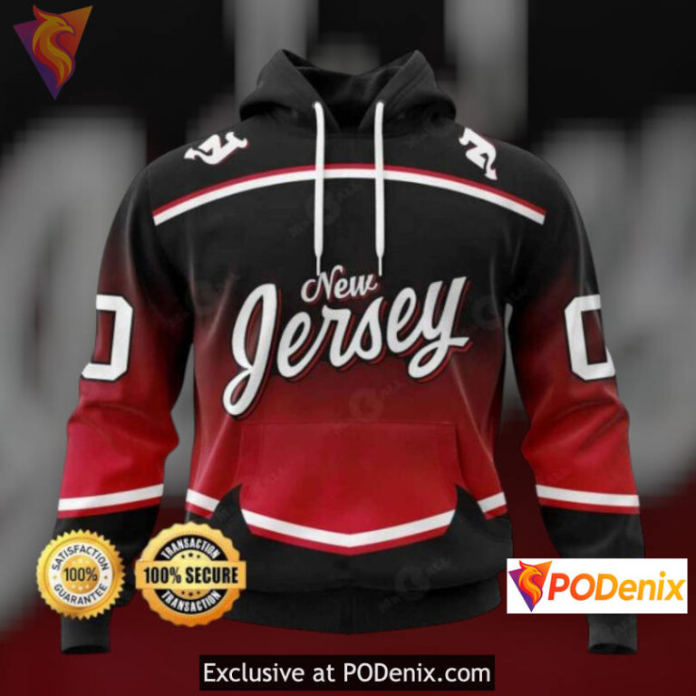 Gradient Series Tribute New Jersey Devils Christmas Hoodie Personalized 3D