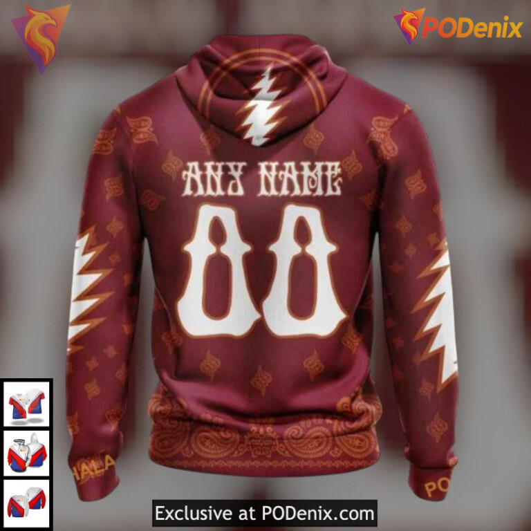 Grateful Dead Inspired Style Arizona Coyotes Personalized 3D Hoodie Unique Gear - 1