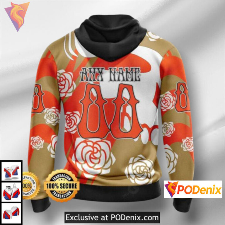Grateful Dead Theme Anaheim Ducks Hoodie 3D Gift For Fans Custom Fan Apparel - 1