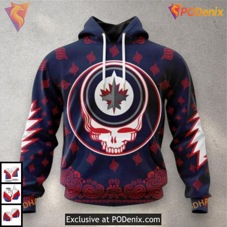 Native Artwork Pattern Design Winnipeg Jets Unisex Hoodie Custom 3D Gear