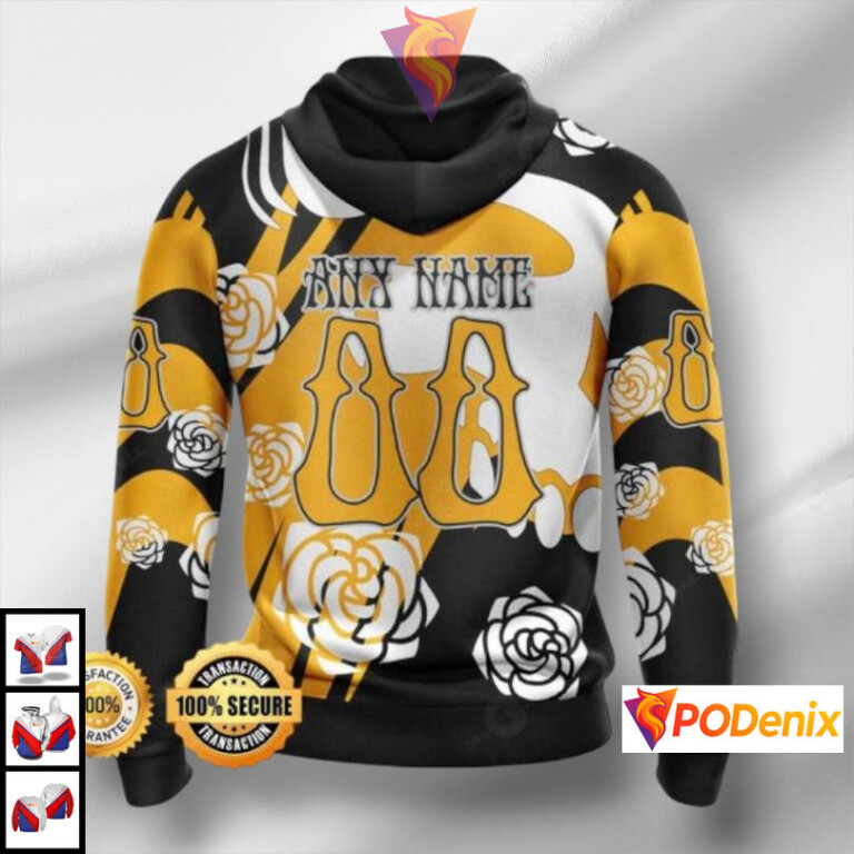 Grateful Dead Tribute Edition Pittsburgh Penguins 3D Hoodie Personalized NHL Sweatshirt - 1