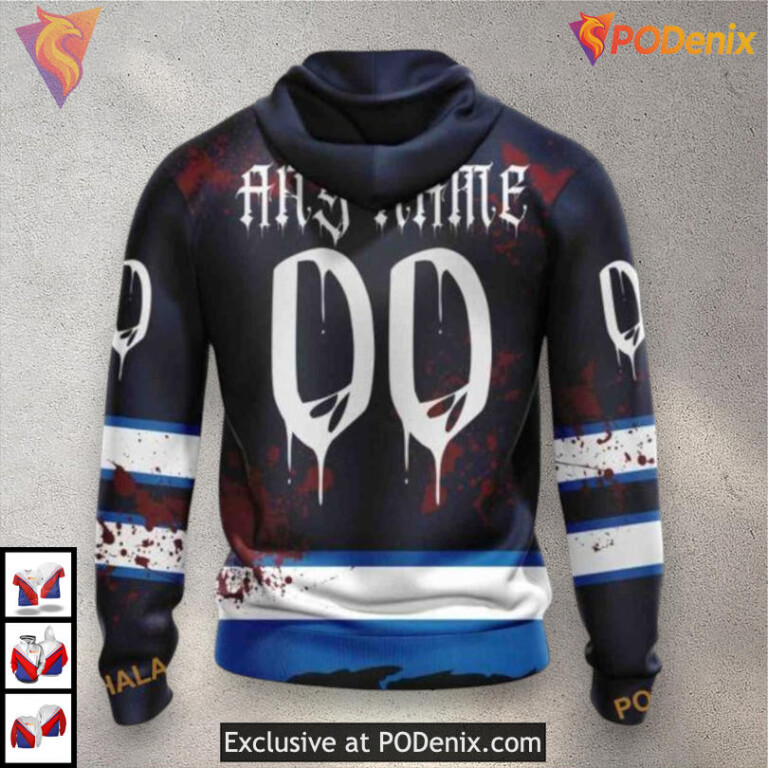 New Gradient Series Concept Personalized Winnipeg Jets Hoodie Custom NHL Apparel - 1