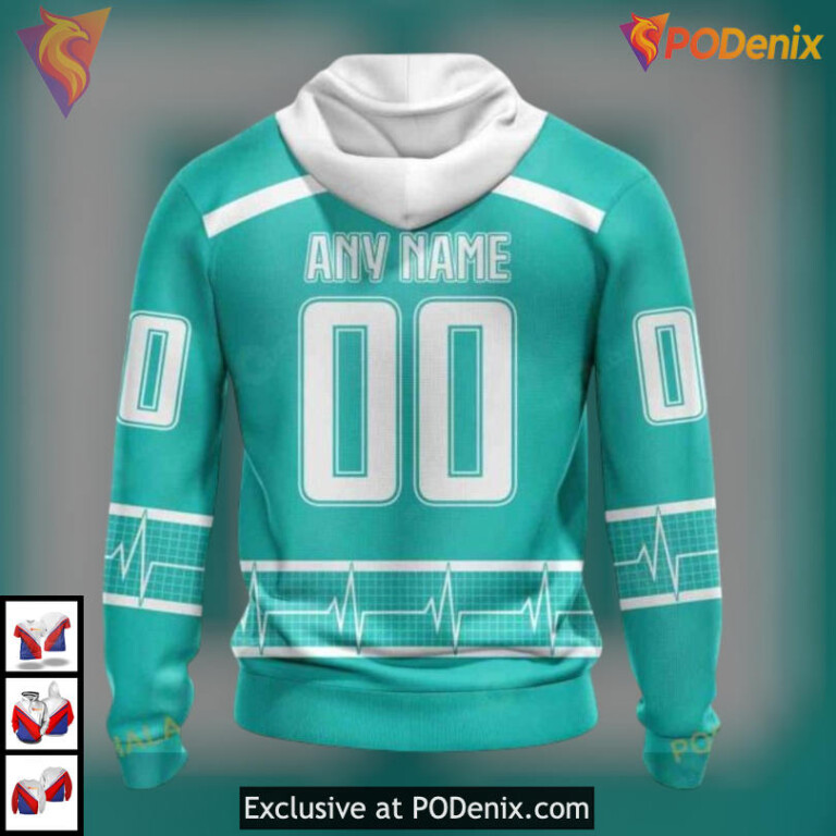 Healthcare Heroes Appreciation Arizona Coyotes Personalized 3D Hoodie Custom - 1
