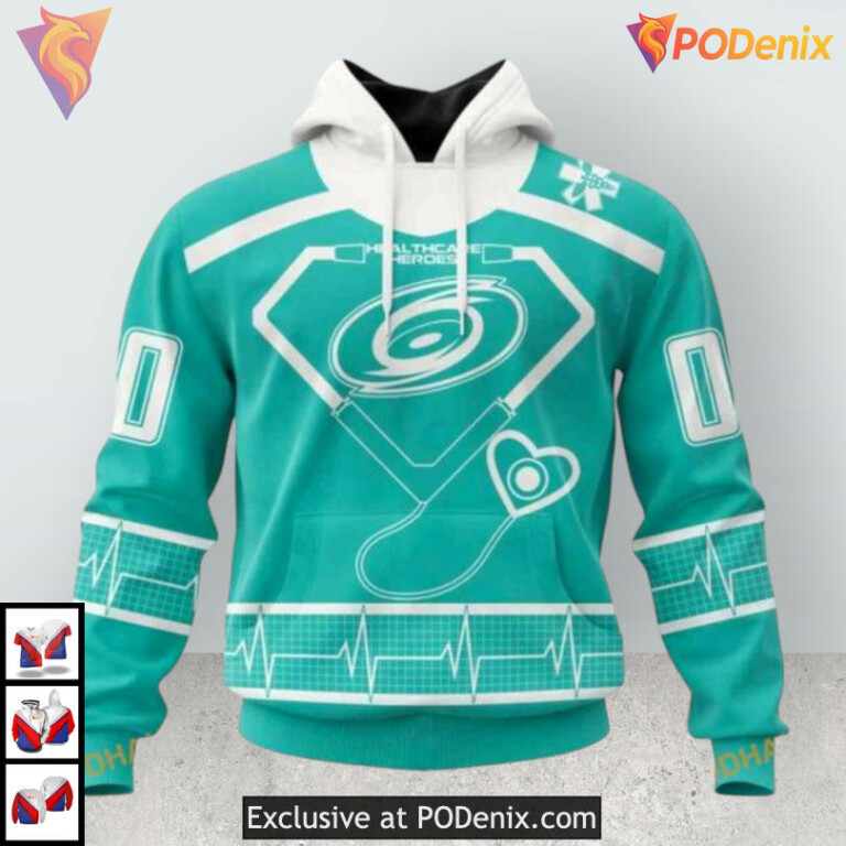 Healthcare Heroes Appreciation Carolina Hurricanes Personalized 3D Hoodie 3D