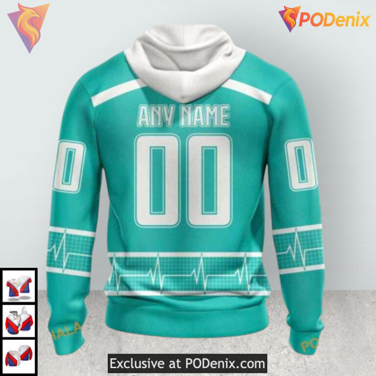 Healthcare Heroes Appreciation Carolina Hurricanes Personalized 3D Hoodie 3D - 1