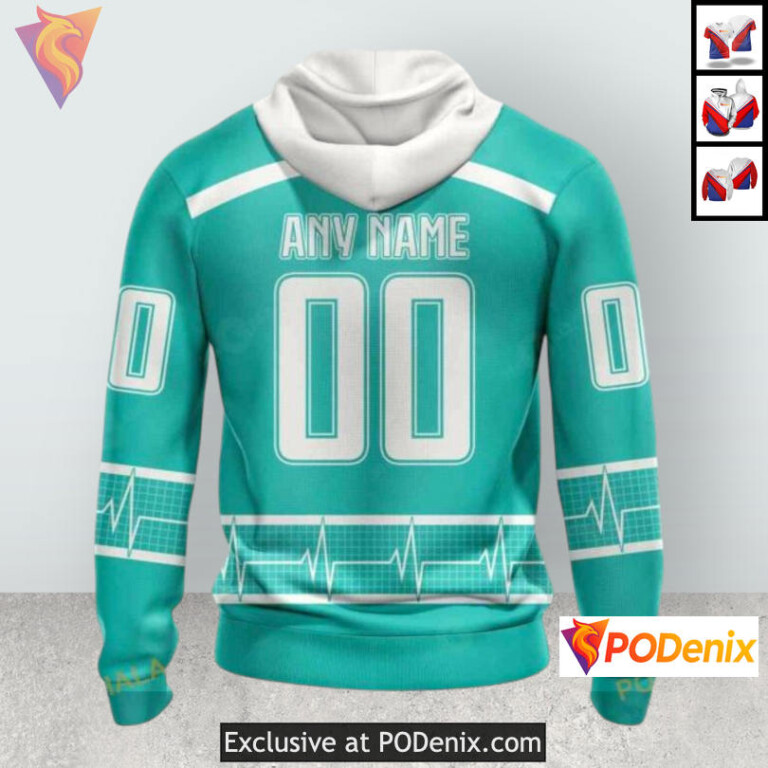 Healthcare Heroes Appreciation Colorado Avalanche Mens Hoodie Custom Design - 1