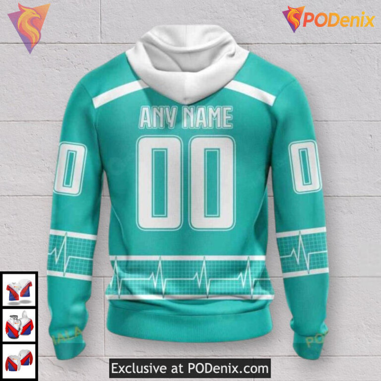 Healthcare Heroes Appreciation Custom Name Dallas Stars Hoodie 3D Edition - 1