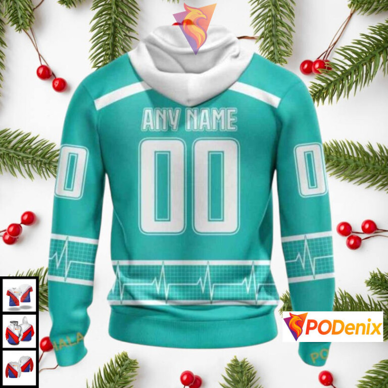 Healthcare Heroes Appreciation Custom Vintage Pittsburgh Penguins Hoodie NHL 3D - 1