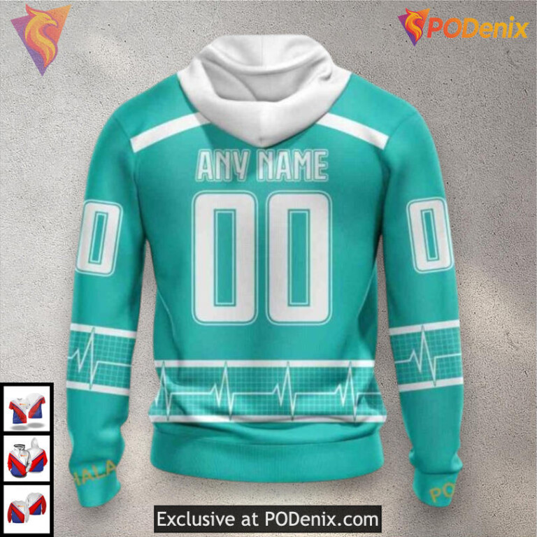 Atlanta Thrashers 1999 Vintage Home Custom Number Winnipeg Jets Hoodie Classic 3D Design - 1