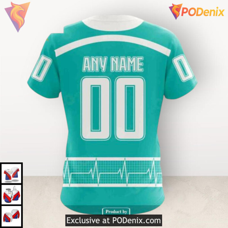 Healthcare Heroes Honoring Edition Custom Name Nashville Predators Hoodie 3D - 3