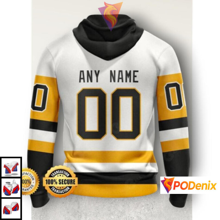 Hockey Enthusiast Edition Custom Vintage Pittsburgh Penguins Hoodie 3D - 1