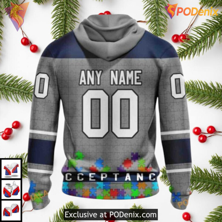 Black Hockey Fights Cancer Edition Vintage Winnipeg Jets Hoodie Custom 3D Apparel - 1