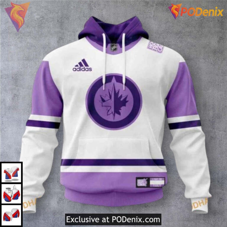 Black History Month Celebration Retro Winnipeg Jets Hoodie Custom NHL Design