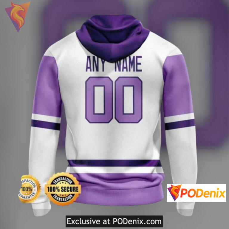 Hockey Fights Cancer Sweatshirt New Jersey Devils Holiday Hoodie Custom Gear - 1